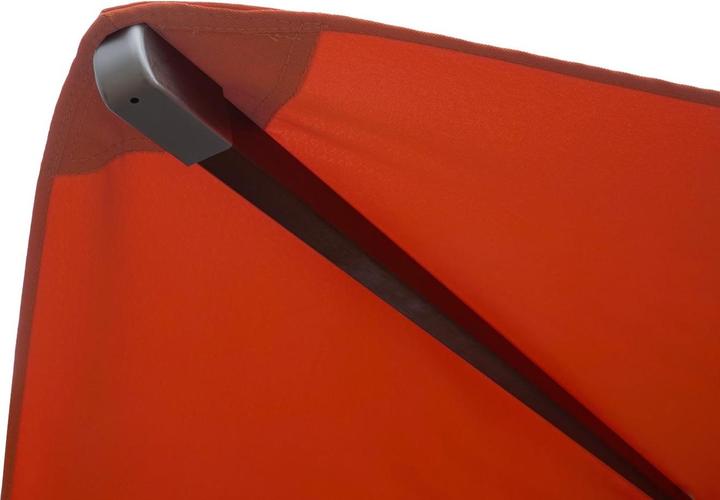 Image du produit Swisshandel24 Gastronomie Parasol en bois, Parasol de jardin, Polyester/bois 14kg, carré 3x3m corde antichoc - t (3 m)