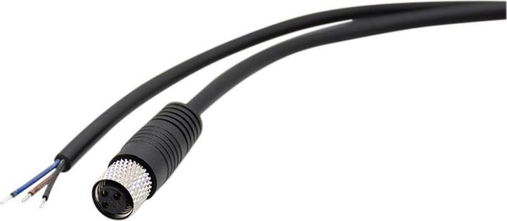 RND Electronics M8 Kabelverbinder, 2 m, Gerade, Steckbuchse, 3 Pole, A-kodiert, Gelötet