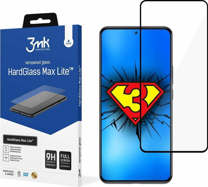 3MK 12T HardGlass Max Lite™ (1 Pezzo/i, Xiaomi 12T)