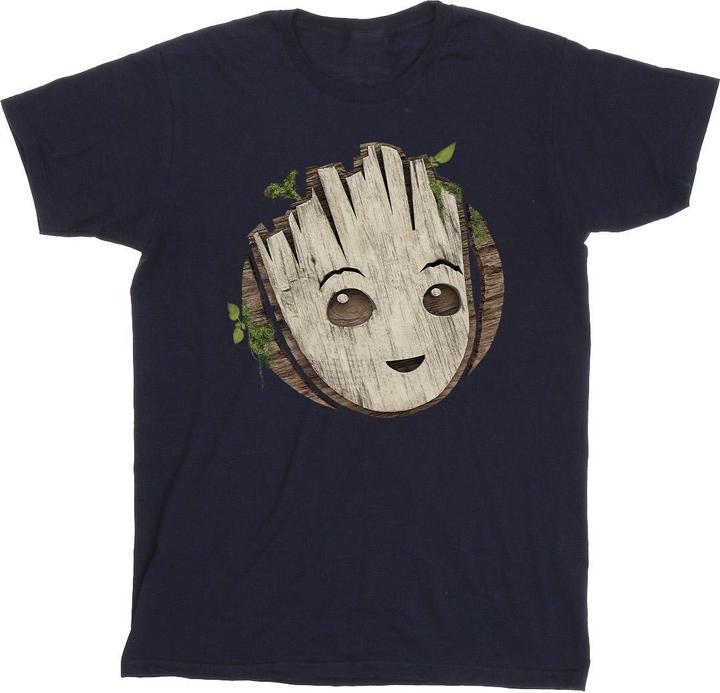 Immagine prodotto I Am Groot Wooden Head Maglietta Ragazze (128)