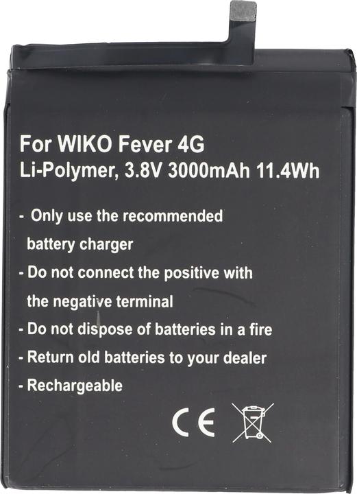 Image du produit Wiko Batterie Fever, FEVER 4G Batterie TLP15J15