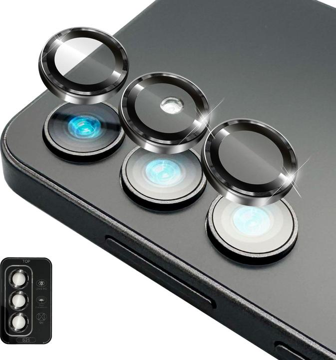 Produktbild Nalia Focus.Pro CLX - Kameraschutz Linsenglas Reflexionsfrei - Camera Lens Protector (1 Stück, Samsung Galaxy S25)