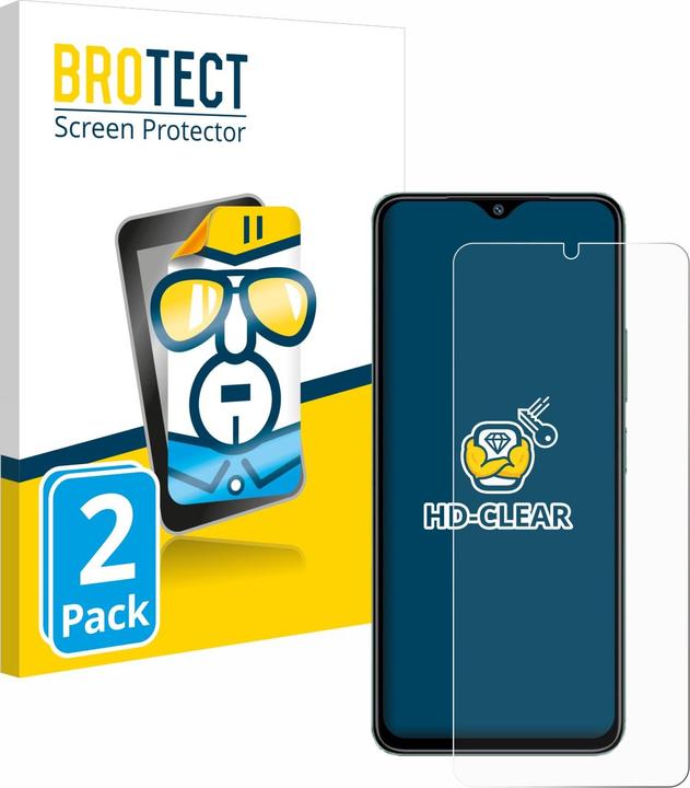 Produktbild BROTECT Schutzfolie Displayschutz Klar (2 Stück, Xiaomi Redmi A3)