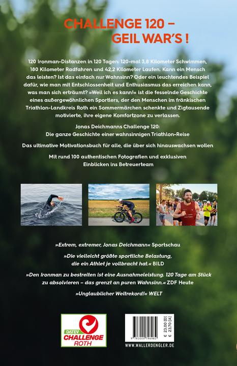 Produktbild Deichmann:Weil ich es kann! (Deutsch, Martin Waller, Jonas Deichmann, 2024)