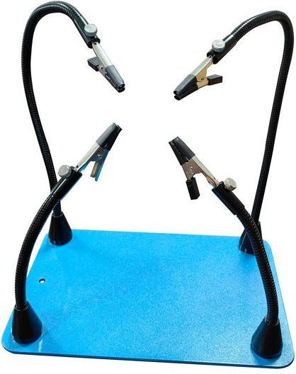 Actual product image RND PCB holder with magnetic arms, 227x152x312mm