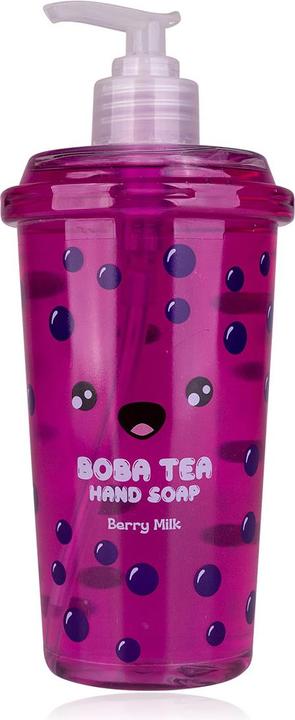 Image du produit Accentra Distributeur de savon avec savon pour les mains BOBA TEA avec 3 parfums (Appareils, 500 ml)
