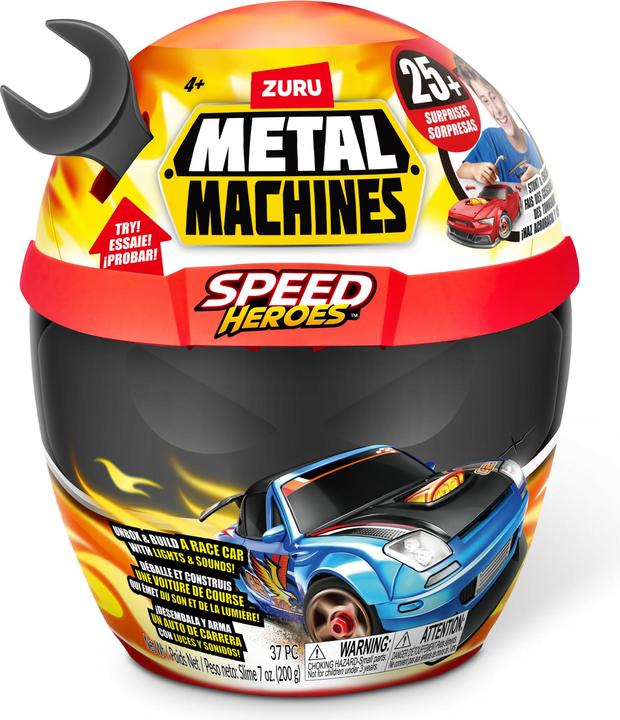 Image du produit Zuru Jeu de casques de machines en métal avec 2 voitures