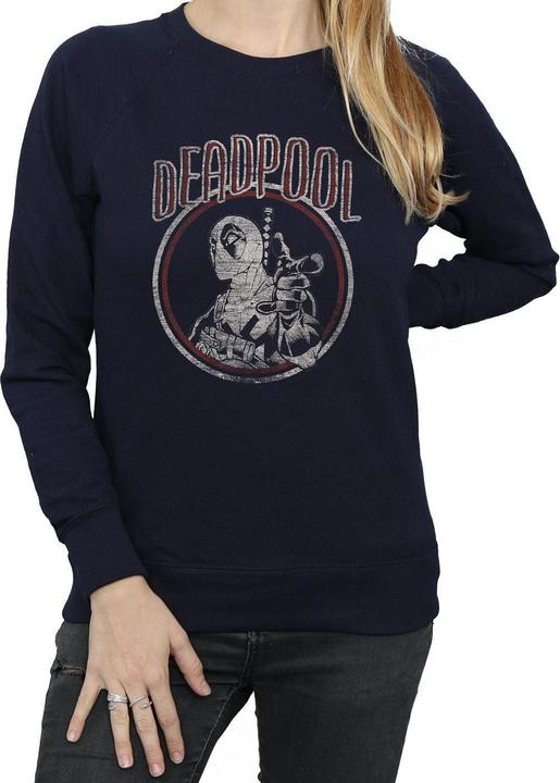 Produktbild Deadpool Vintage Circle Sweatshirt (XL)