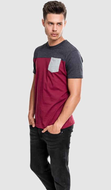 Produktbild Urban Classics 3-Tone Pocket Tee (S)