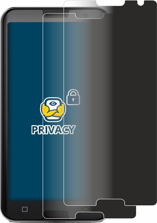 Productafbeelding BROTECT Anti-spionnetje privacyfolie Beschermfolie tegen blauw licht (2 Stuk, Emporia Smart 5)