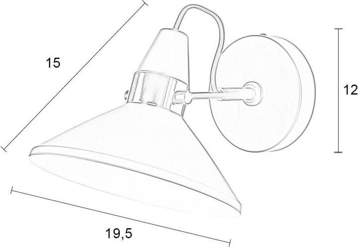 Productafbeelding Zuiver Wandlamp Jona (E27)