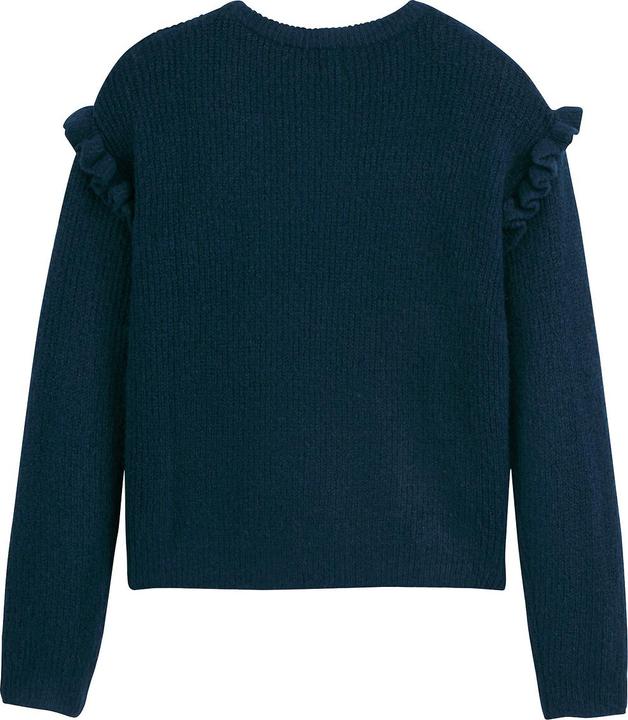 Produktbild La Redoute Collections Feinstrick-Pullover mit Rundhals und Volants (94)
