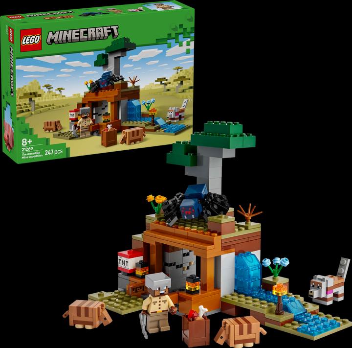 Produktbild LEGO Die Expedition zur Gürteltiermine (21269, LEGO Minecraft)