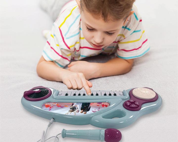 Actual product image Lexibook Disney Frozen Electronic Keyboard with Light Effects (Multilingual)