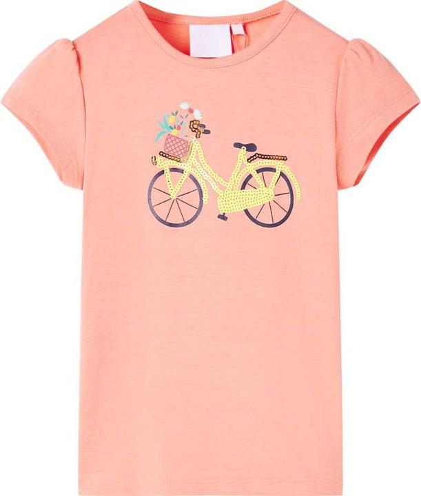 Produktbild VidaXL Kinder-T-Shirt Korallenrosa 104,Material: 95 % Baumwolle. 5 (104)