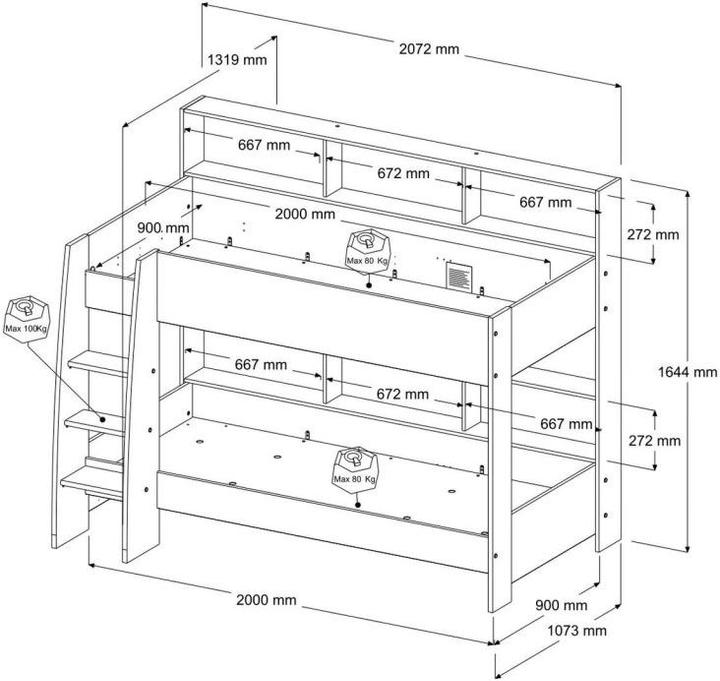 Actual product image Parisot Kirchmöser (90 x 200 cm)