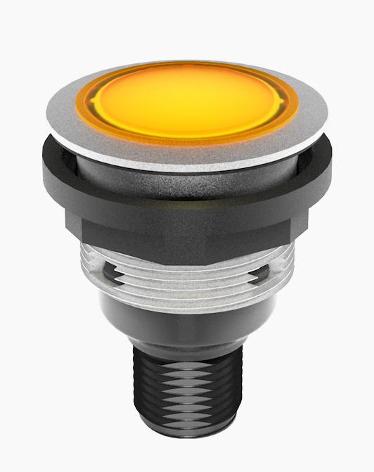 Actual product image Schlegel STLI C005 STLI C005 - Illuminated pushbutton with M12 connection 4-pin
