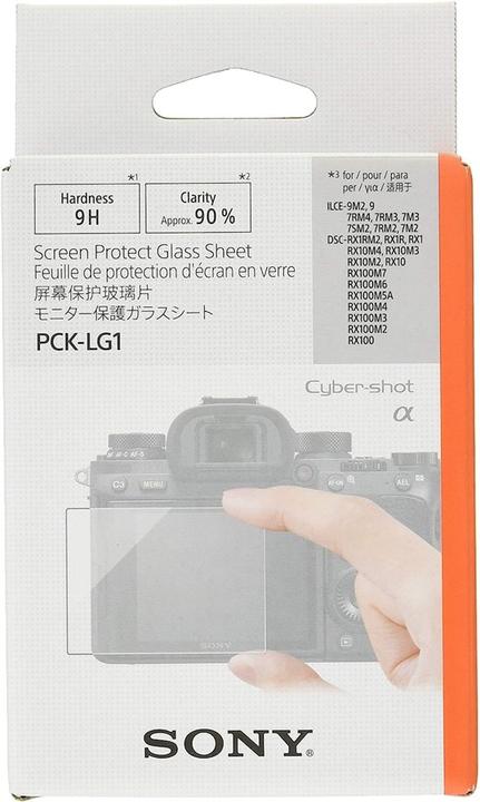 Actual product image Sony Glass protection film PCK-LG1 (Screen protector, RX100 VI, Alpha 9, DS1019+, alpha 7R III)