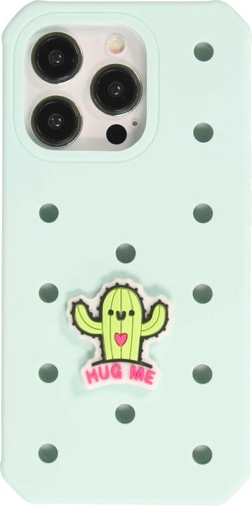 Actual product image PhoneLook Trendy 3D stickers for silicone case with holes Cactus Hug Me