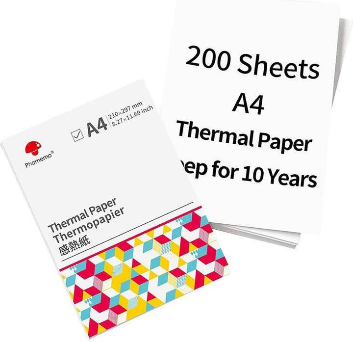 Phomemo Papier thermique A4 (blanc)