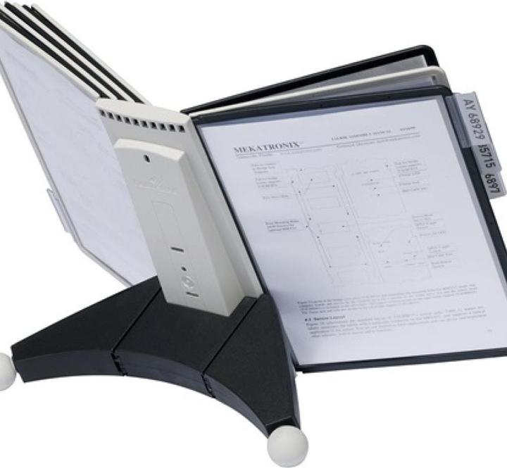 Immagine prodotto Durable Tischständer Ku.schwarz/grau 10 Sichttafeln DIN A4 m.Profilrahmen