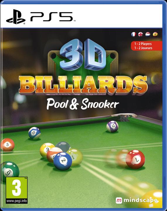 Produktbild Pqube 3D Billiards: Pool & Snooker (Playstation Classic)