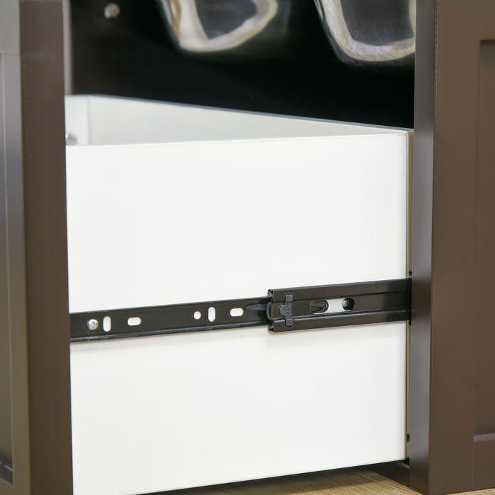 Produktbild Swisshandel24 Hundenapf, 2 x 2L Futternapf, erhöhter Fressnapf mit Schublade, Edelstahlnapf, Futterstation für gro (2 l)
