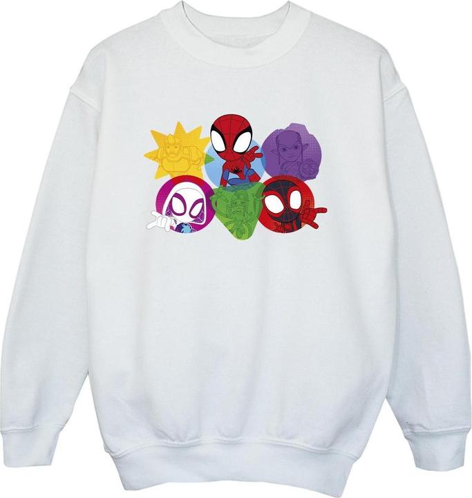 Spidey And His Amazing Friends Faces Sweatshirt Jungen