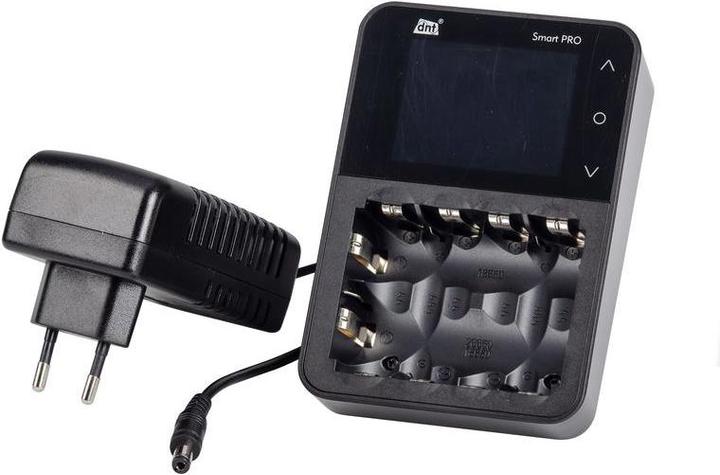 Produktbild DNT Smart PRO (1 Stk., 10440, 10500, 12500, 12650, 13500, 13650, 14500, 14650, 16650, 17650, 18650, 22650, 26650, AAA, AA, Ladegerät ohne Akku)