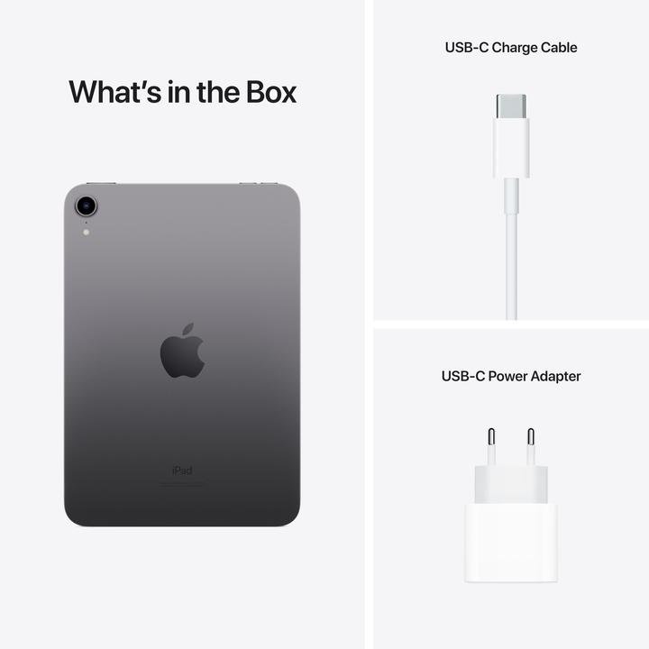 Produktbild Apple iPad mini 2021 (6.Gen) (nur WLAN, 8.30", 64 GB, Space Grey)