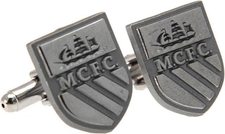 Image du produit Manchester City FC Boutons de manchette Chrome (100% métal)