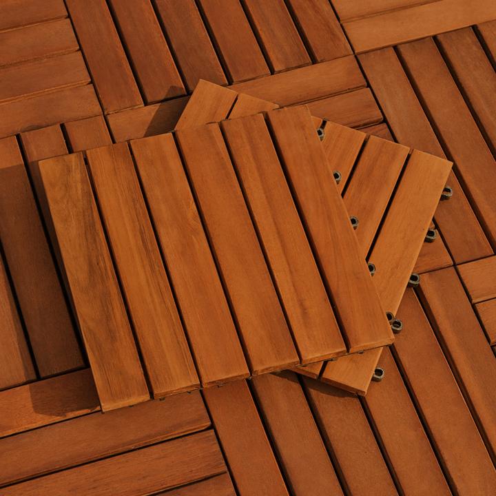 Produktbild Casaria Holzfliesen (1 x, 30 x 30 x 2.5 cm)
