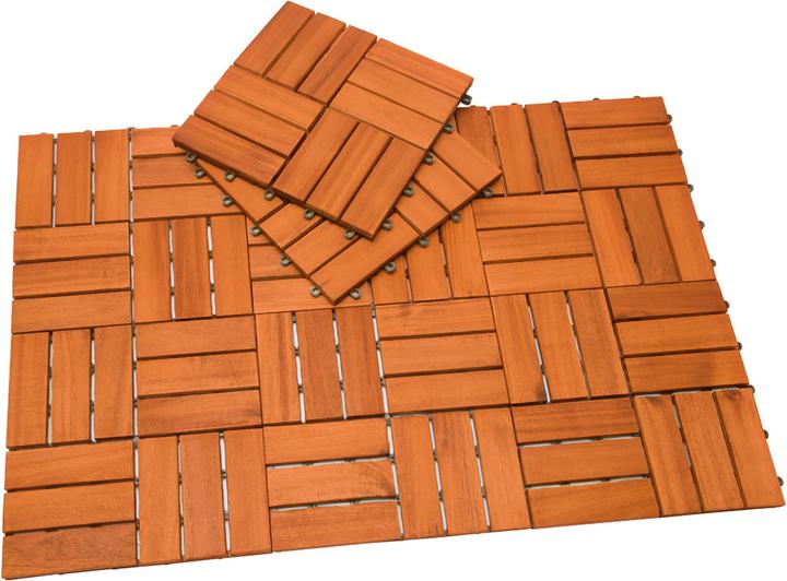 Actual product image Casaria Wood tile (1 x, 30 x 30 cm)