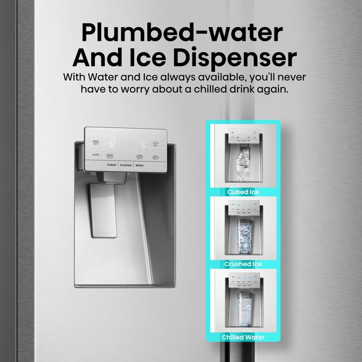 Produktbild Hisense Kühlschrank für 2 Türen RF793N4SASE (612 l)