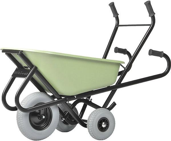 Image du produit Matador Brouette TORO ERGO, benne en polyéthylène HD, vert, roues anti-crevaison