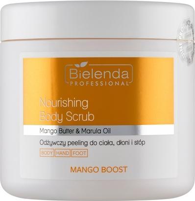 Bielenda Professional Mango Boost Nourishing Body Hand and Foot Scrub Moisturizing Smoothing Regener