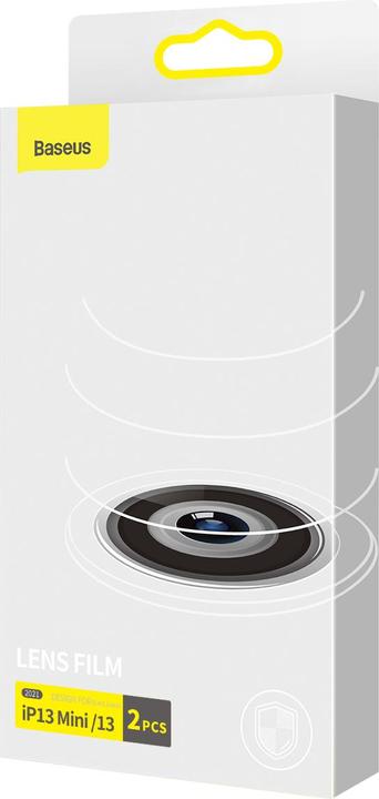 Produktbild Baseus Full-Frame Lens Film For iP 5.4/6.1 Inch Dual Camera 2021 (2pcs/pack) Transparent (2 Stück, Apple iPhone 13 mini)