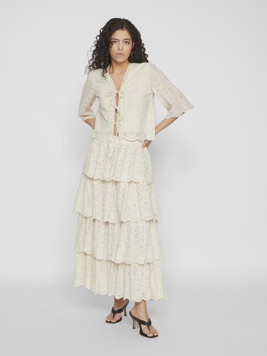 Actual product image Vila Tiered maxi skirt (38)
