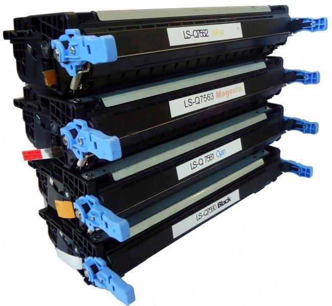 Image du produit Hermex Compatible toner HP 314A Q7560A Q7561A Q7562A Q7563A (M, CF, Y, C)