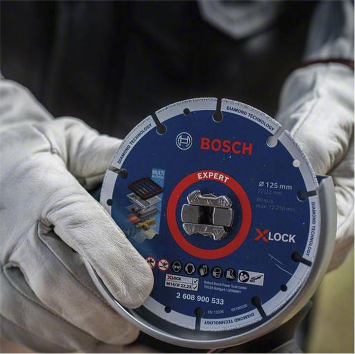 Produktbild Bosch Professional Zubehör EXPERT Diamond Metal Wheel X-LOCK Trennscheibe, 125 x 22,23 mm