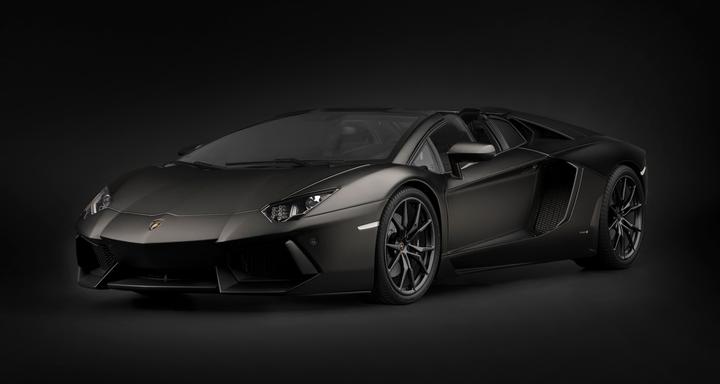 Image du produit Pocher Lamborghini Aventador LP700-4 Roadster Nero Nemesis