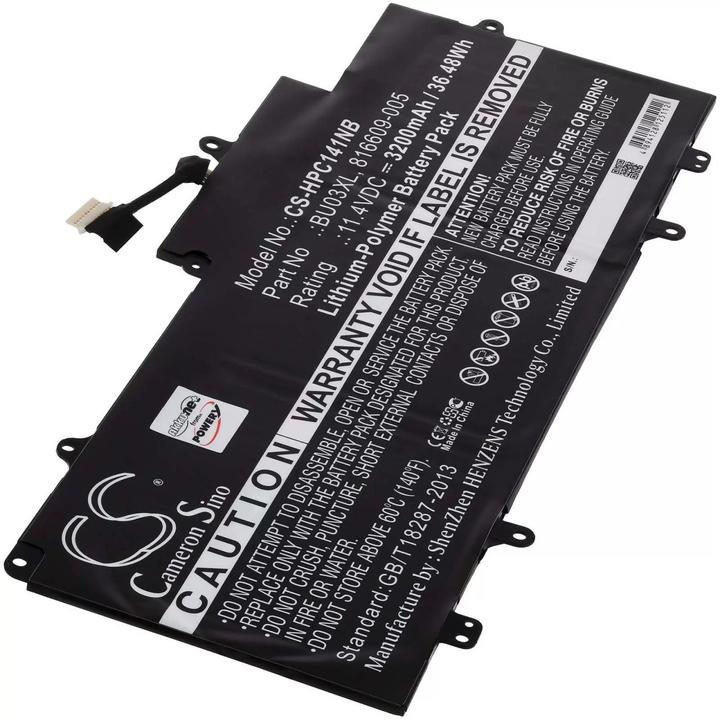AccuCell Batteria HP Chromebook 14 G4 / Tipo 816609-005 (3200 mAh)