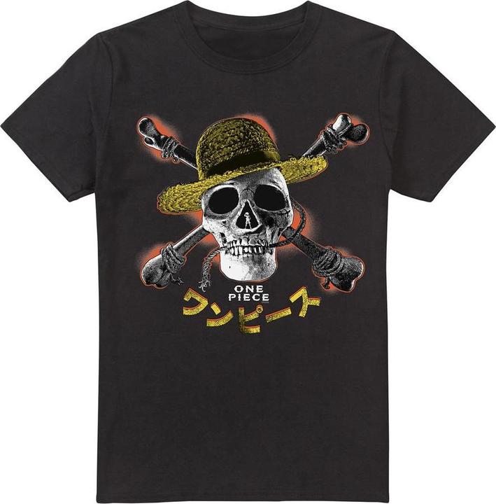 Immagine prodotto One Piece Straw Hat Maglietta Jolly Roger Uomo (XXL)