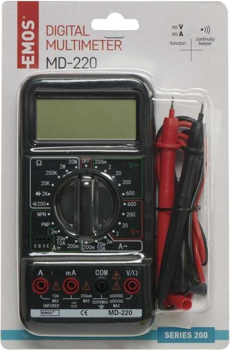 Actual product image Emos Multimeter MD-220