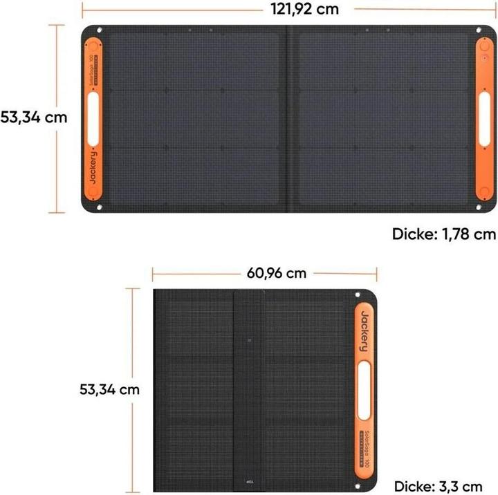 Produktbild Jackery SolarSaga (100 W, 4.69 kg)