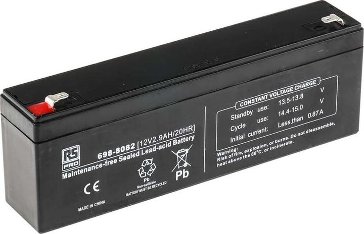 Produktbild Rs Pro Bleiakku AGM 12V 2,9Ah (12 V, 2900 mAh)