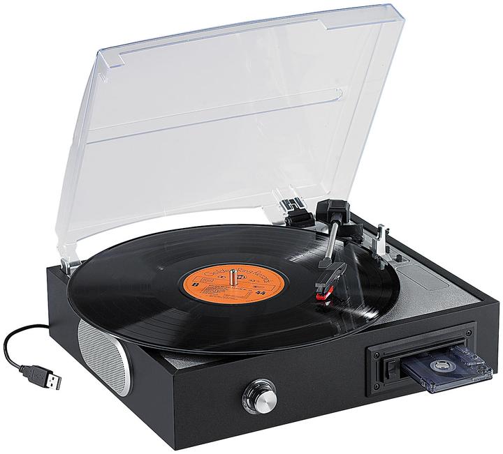 Produktbild Q-Sonic USB-Platten- & Kassetten-Spieler inkl. Audio Restaurator 10 (Manuell)