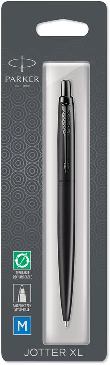 Actual product image Parker Ballpoint pen Jotter XL Monochrome Prem. Black bl. M (Black, 1 x)