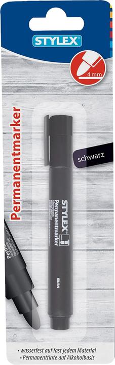 Actual product image Toppoint Permanent marker-black (Black, 5 mm, 1 x)