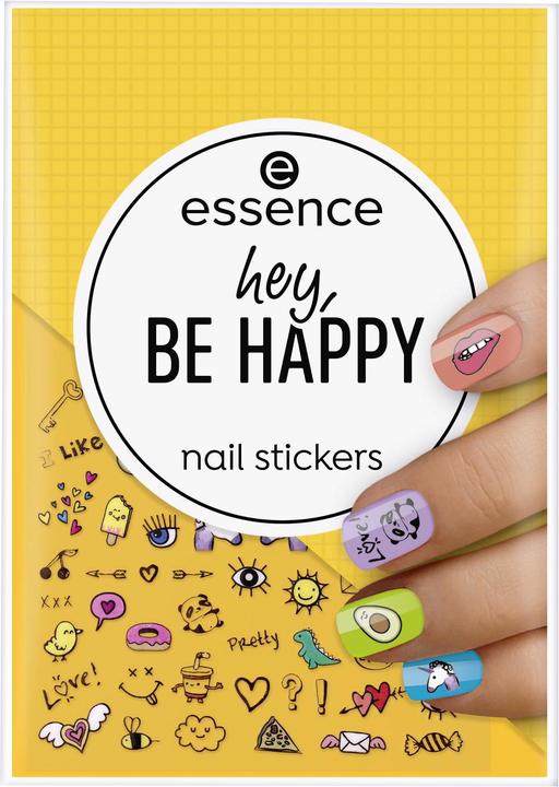 Image du produit essence Hey, Be Happy (Tatouage des ongles, Multicolore)
